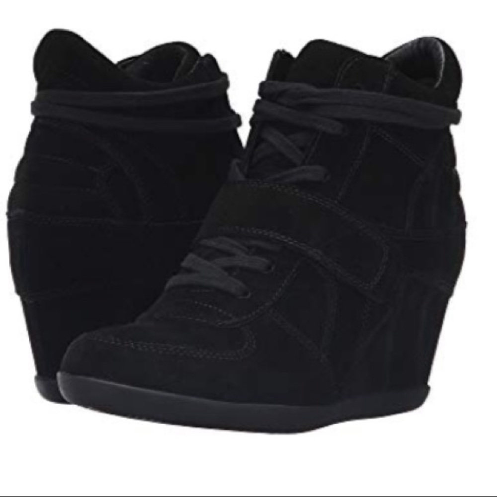 Ash Bowie black sneaker wedges